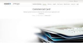 
                            7. Commercial Card - J.P. Morgan