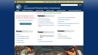 
                            7. Commercial Fisheries Entry Commission - Cfec Portal