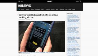 
                            7. Commonwealth Bank glitch affects online banking, eftpos - ABC News ... - Commbank Sign In Portal