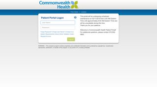 
                            6. Commonwealth Health - Home - Chs Patient Portal Portal