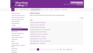 
                            4. Communication home - Shoreham College - Shoreham College Prep Portal