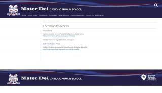 
                            6. Community Access - Mater Dei Catholic School, Ashgrove West - Mater Dei Parent Portal