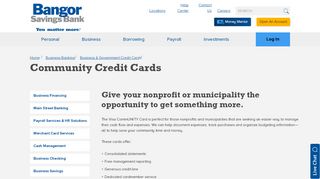 
                            4. Community Credit Card | Bangor Savings Bank - Bangor Savings Bank Visa Portal