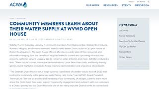 
                            11. Community Members Learn About Their Water Supply at ... - Wvwd Portal