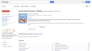 
                            7. Community Pharmacy - E-Book: Symptoms, Diagnosis and Treatment - Nps Pharmacy Practice Review Portal