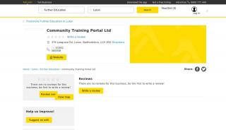 
                            5. Community Training Portal Ltd, Luton | Further Education - Yell - Community Training Portal Luton
