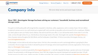 
                            6. Company Info | Morningstar Storage - Morningstar Storage Portal