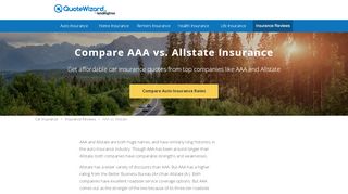 Compare AAA vs. Allstate Insurance | QuoteWizard