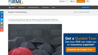 
                            7. Comparing Stand-Alone Personal Umbrella Policies | Expert ... - Personalumbrella Com Agent Portal