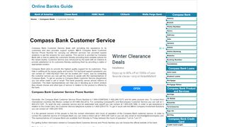 
                            8. Compass Bank Customer Service - Online Banks Guide - Compasspc Portal