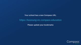 
                            2. Compass - Koonung Secondary College Compass Portal