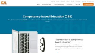 
                            8. Competency Based Education (CBE) & Training | D2L - D2l Cbe Portal Page