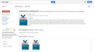 
                            4. Compliance or Defiance?: Assessing the Implementation of ... - Ideal Defiance Portal