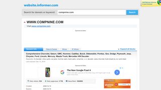 
                            8. compnine.com at WI. Comprehensive Chevrolet, Saturn, GMC ... - Compnine Login