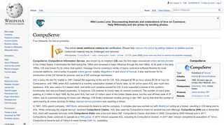 CompuServe - Wikipedia - Webmail Compuserve Portal