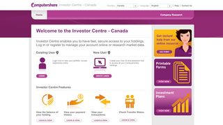 
                            5. Computershare Investor Centre - Canada - Computershare Opg Login
