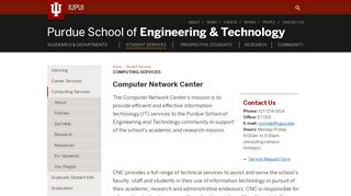 
                            7. Computing Services: Student Services: Purdue School of ... - Cnc Connect Portal