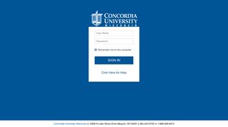 
                            1. Concordia University - Portal - Concordia University Wisconsin - My Cuw Portal