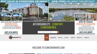 ConcordRENTS  ConcordRENTS.com  Apartments For Rent