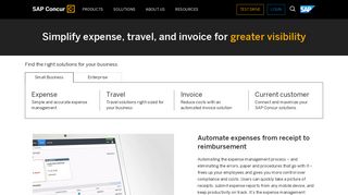 
Concur - Expense Management, Travel and Invoice Software ...
