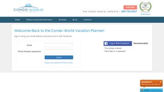 
                            1. Condo-World Vacation Planner Log In - Condo World Login