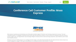 
                            4. Conference Call Customer Profile | Moss Express | Meetupcall - Mossexpress Co Uk Portal