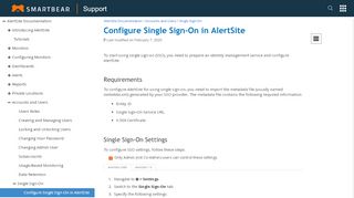 
                            4. Configure Single Sign-On in AlertSite | AlertSite Documentation - Alertsite Portal