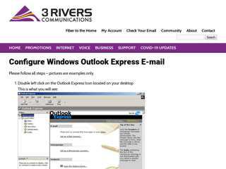 
                            7. Configure Windows Outlook Express E-mail | 3 Rivers ...
