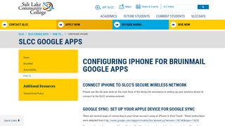 
                            7. Configuring iPhone for BruinMail Google Apps | SLCC - Bruin Mail Portal Slcc