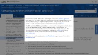 
                            5. Configuring Sametime Community Server connectivity - IBM ... - Sametime Portal Tcs