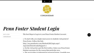 
                            6. congaidea68 - Pennfoster Studentlms Portal