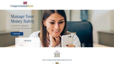 Congressional Bank – Manage Your Money Safely