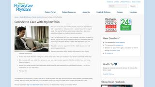 
                            7. Connect to Care with MyPortfolio - MPCP - Mpcp Portal