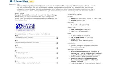 Connect with Kilgore College - Universities.com