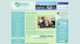 
                            4. Connect With Us | Wareham Pediatrics | Serving Massachusetts Cape ... - Wareham Pediatrics Patient Portal