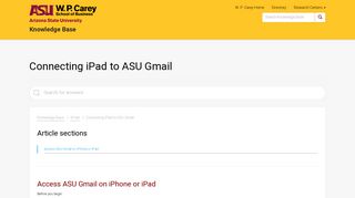 
                            6. Connecting iPad to ASU Gmail – Knowledge Base - Asu Gmail Portal