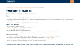 
                            6. Connecting to the Campus WiFi | Office of Information ... - Blinn Student Wifi Login