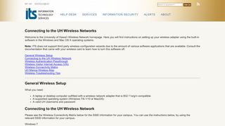 
                            2. Connecting to the UH Wireless Networks :: ASK US, University ... - Uh Manoa Wifi Portal