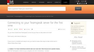 
Connecting to your Teamspeak server for the first time - M-BIT  
