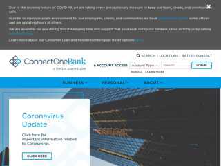 ConnectOne Bank  NJ & NY Bank  Personal & Business Banking
