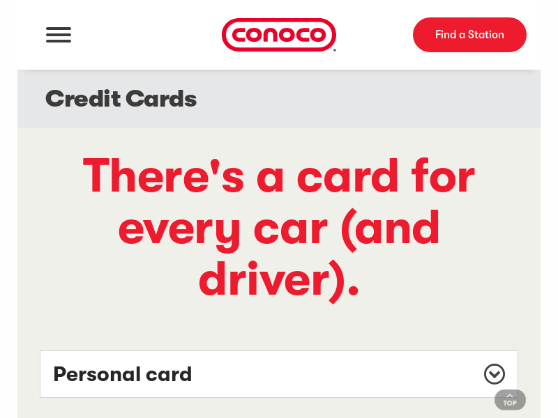 
                            7. Conoco Gas Credit Cards