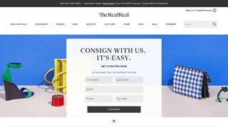 
                            9. Consign - Luxury consignment sales. Shop for pre-owned ... - Realreal Com Portal My Sales