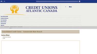 
                            5. Consolidated Credit Union – Summerside Main Branch ...
