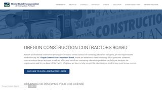 
                            7. Construction Contractors Board (CCB) - Home Builders ... - Oregon Ccb Portal