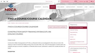 
                            3. Construction Safety Training System (CSTS-09) (Online Course) - Csts Alberta Portal