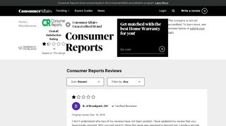 Consumer Reports - Home  Facebook