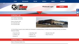 
Contact 1st Tire & Wheel | Serving Cape Girardeau, MO ...  
