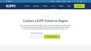 
Contact a KIPP School or Region | KIPP Public Charter Schools  
