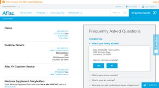 
                            3. Contact Aflac | Aflac - Aflac Medicare Supplement Provider Portal
