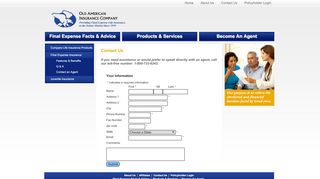 
                            1. Contact an Agent - Old American Insurance Company - Old American Insurance Agent Portal